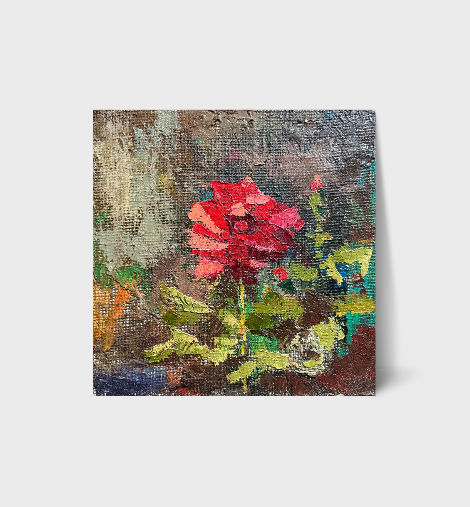 Oil painting flowers of the botanical garden K. Leonid - 9