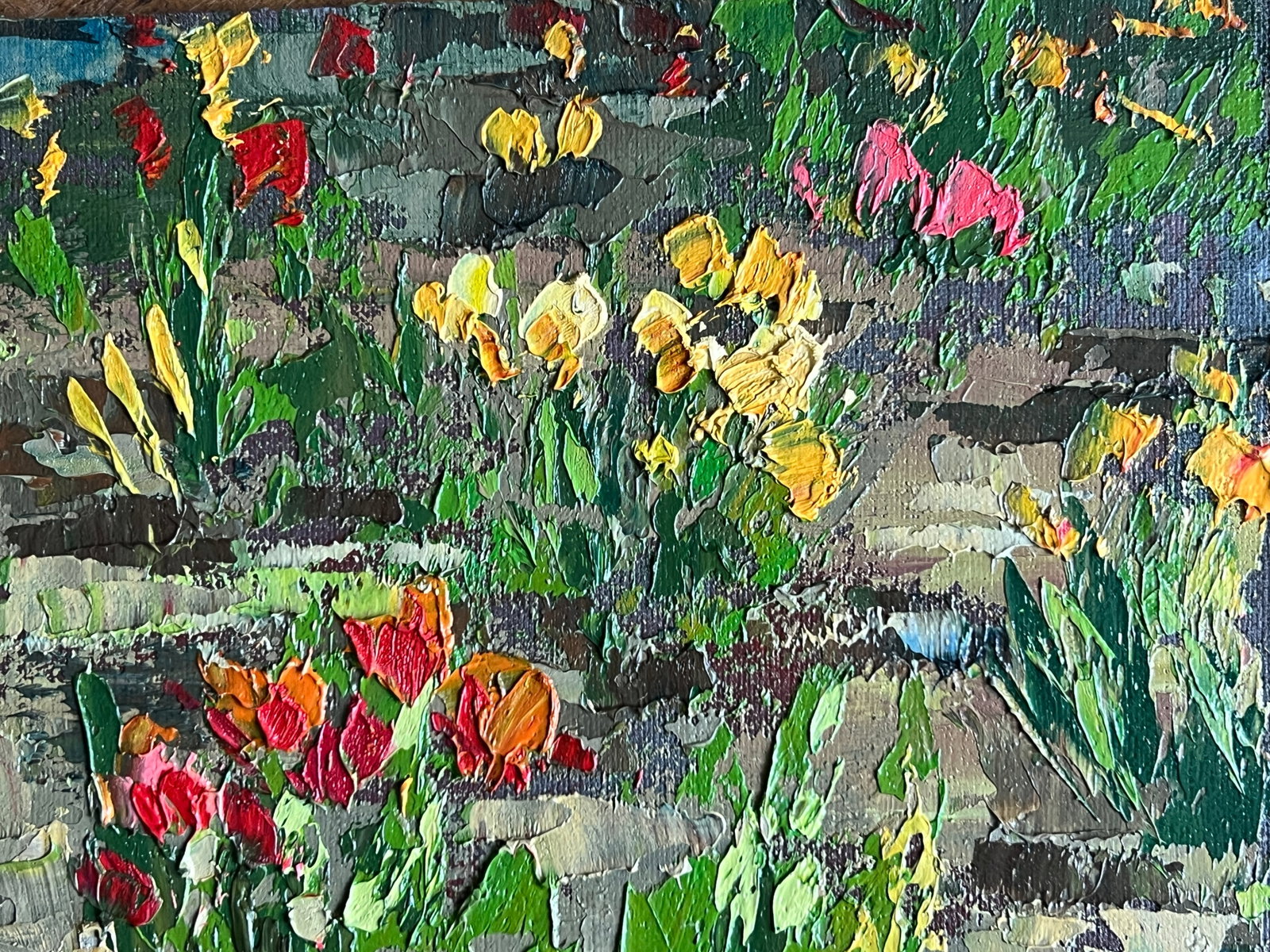 Oil painting Botanical garden K. Leonid - 5