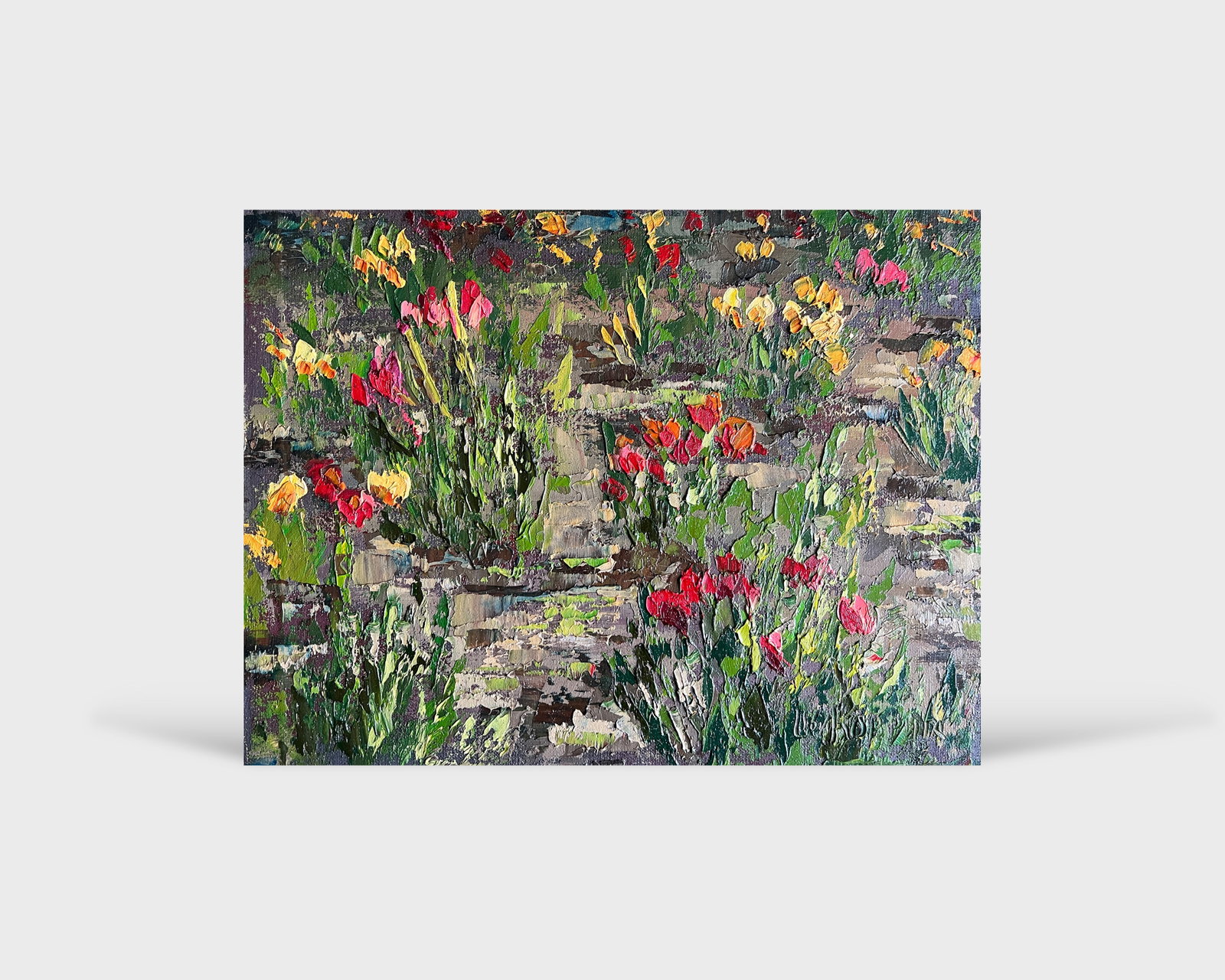 Oil painting Botanical garden K. Leonid - 7