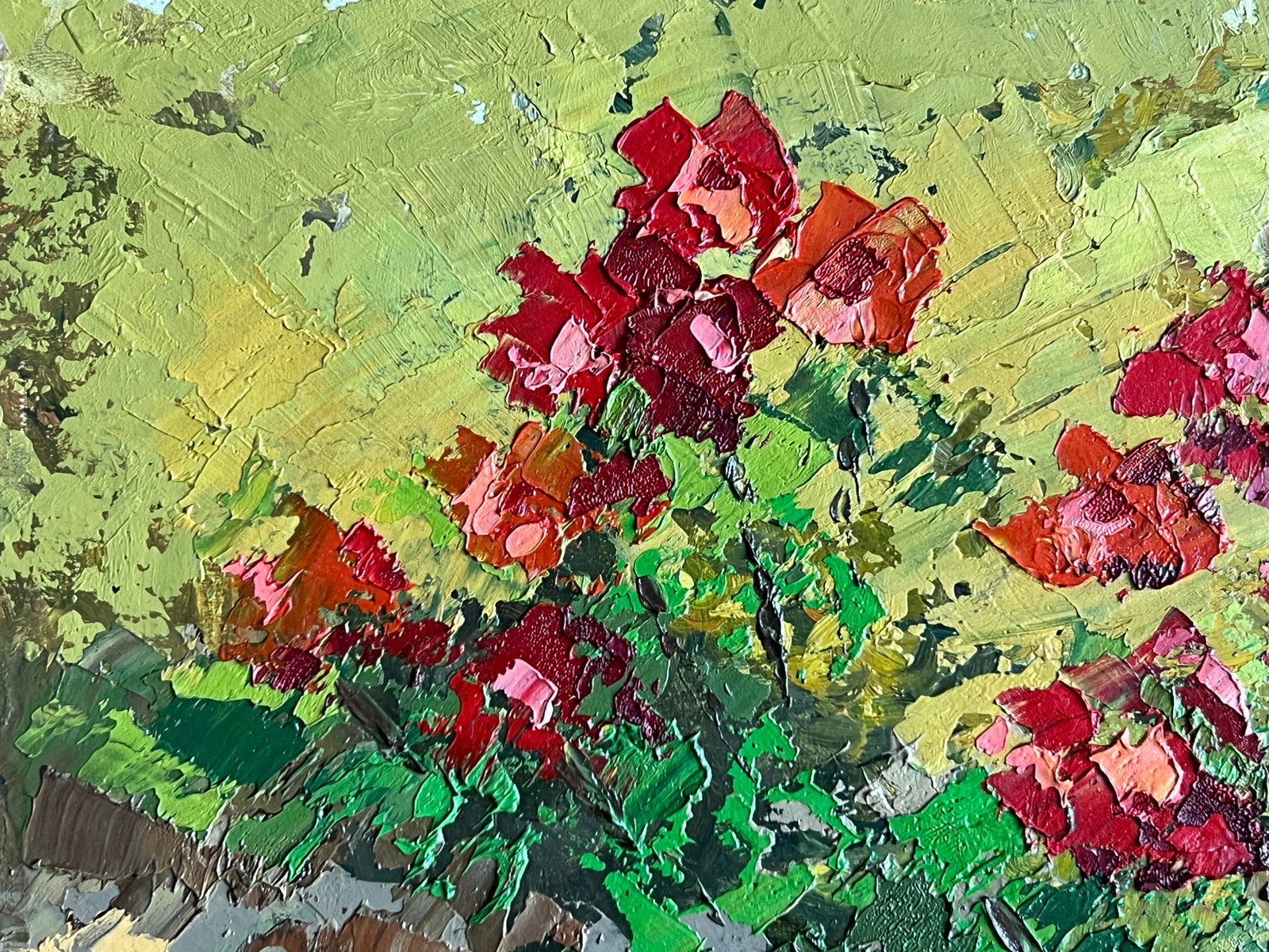 Oil painting Botanical Garden K. Leonid - 2