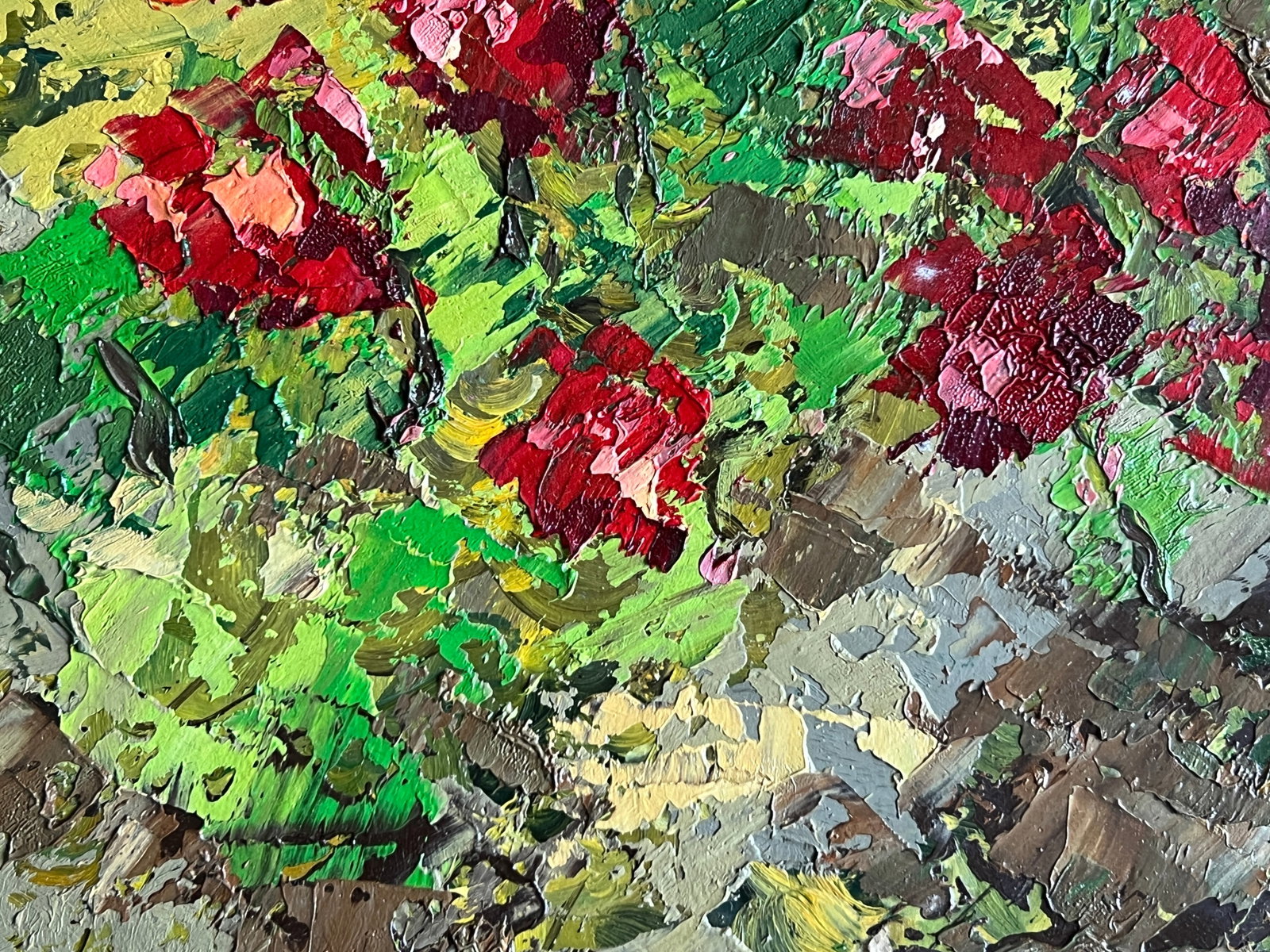 Oil painting Botanical Garden K. Leonid - 4
