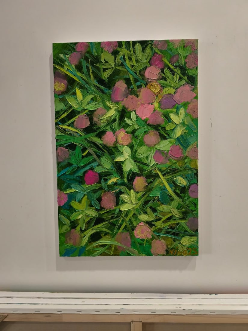 Landscape Oil painting Hedge Nina L - 3