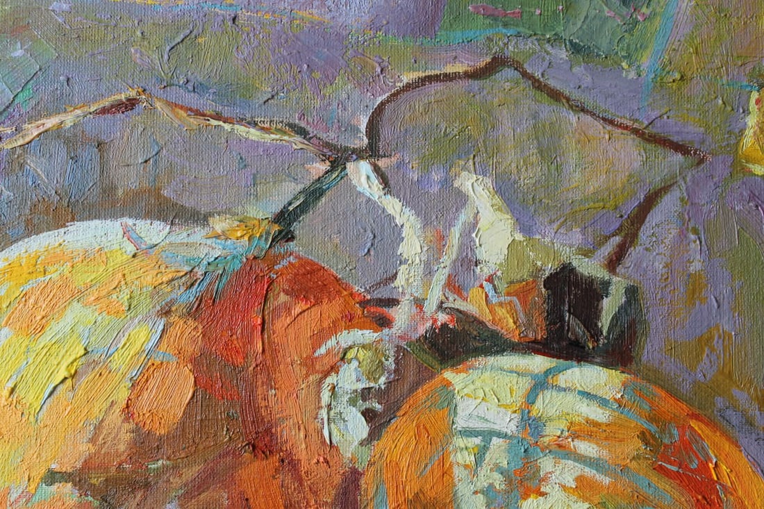 Oil painting still life Autumn Maria Voloschak - 2