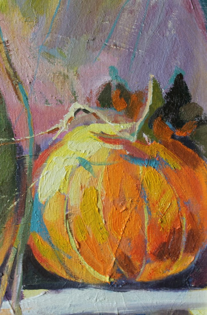 Oil painting still life Autumn Maria Voloschak - 3