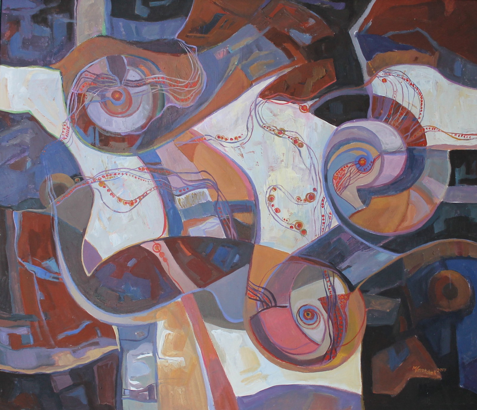 Acrylic painting Still lifeMaria Voloschak: Title: Acrylic painting Still lifeMaria Voloschak Description: 46Vor Painter: Maria Voloschak S?ze: 60x70 cm/23,6x27,5 inches Components: acrylic, cardboard Original painting from our collection ERA: 
