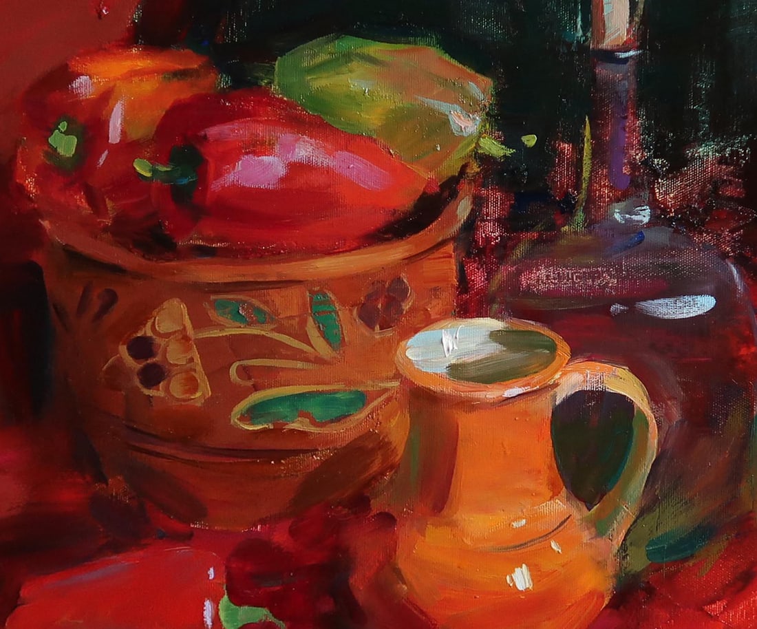 Oil painting Still life with pepper Serg Kovalenko - 6