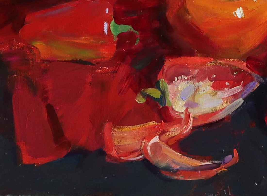 Oil painting Still life with pepper Serg Kovalenko - 9