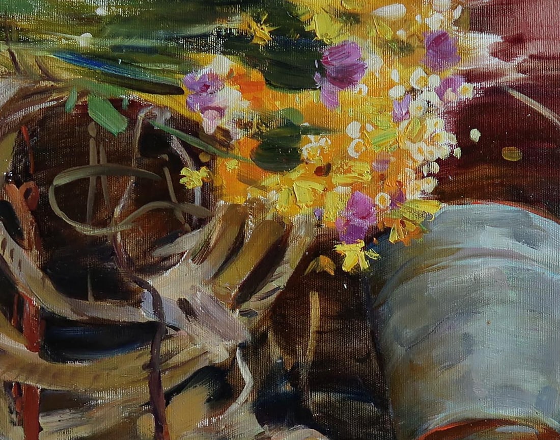Oil painting Mentions of the grandmother Serg Kovalenko - 3