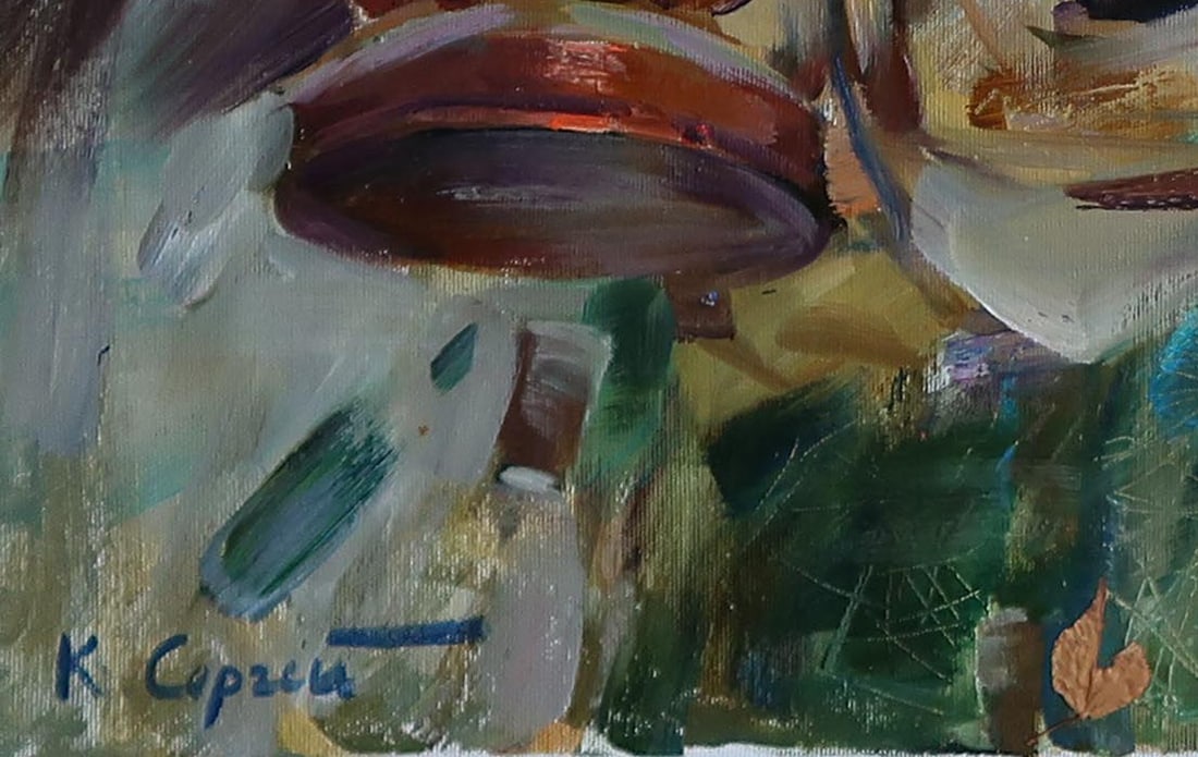Oil painting Mentions of the grandmother Serg Kovalenko - 6