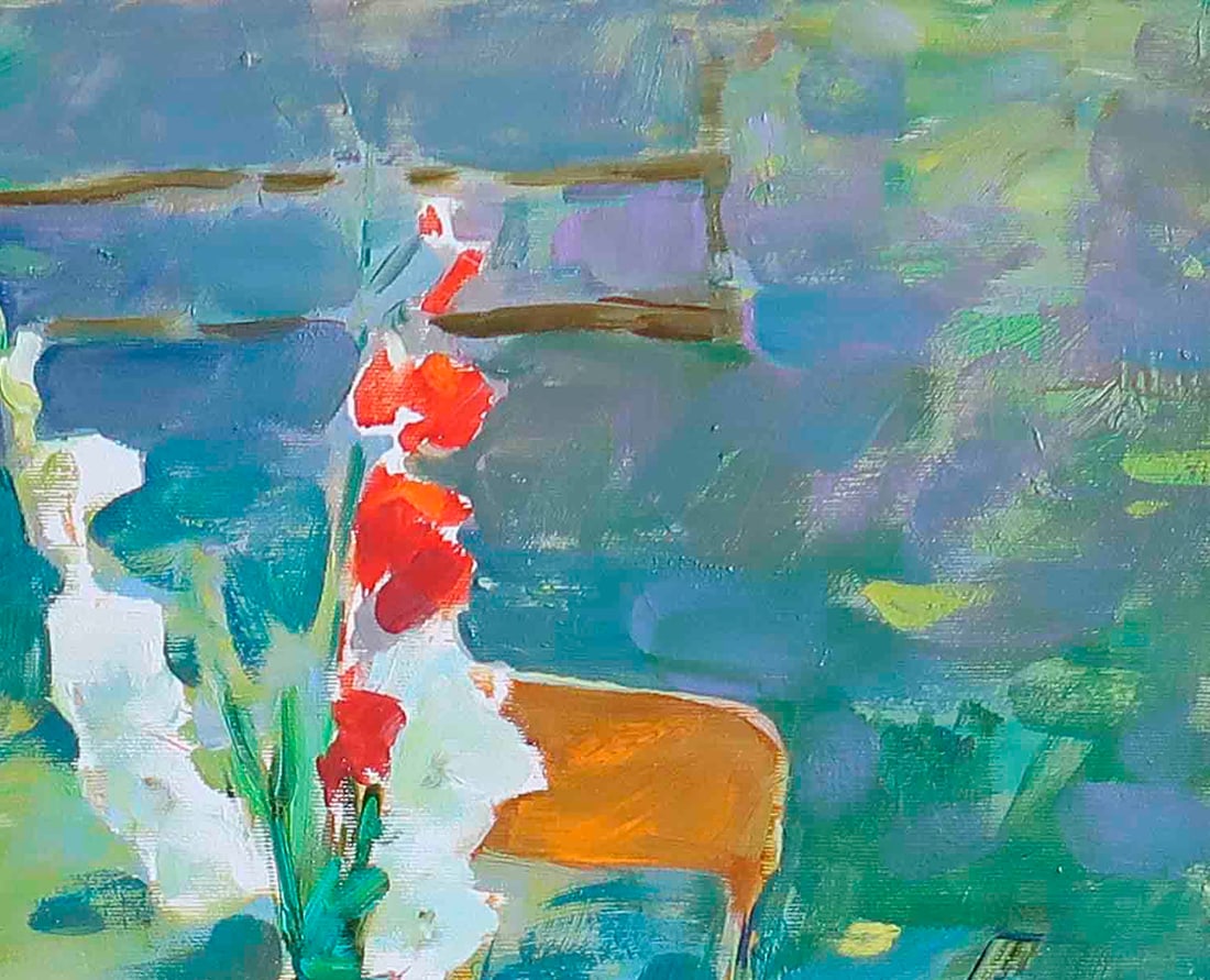 Oil painting Gladiolus Serg Kovalenko - 3