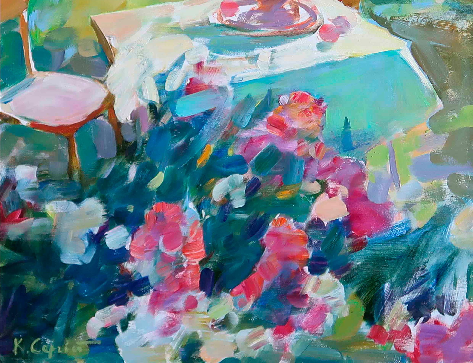 Oil painting Gladiolus Serg Kovalenko - 8