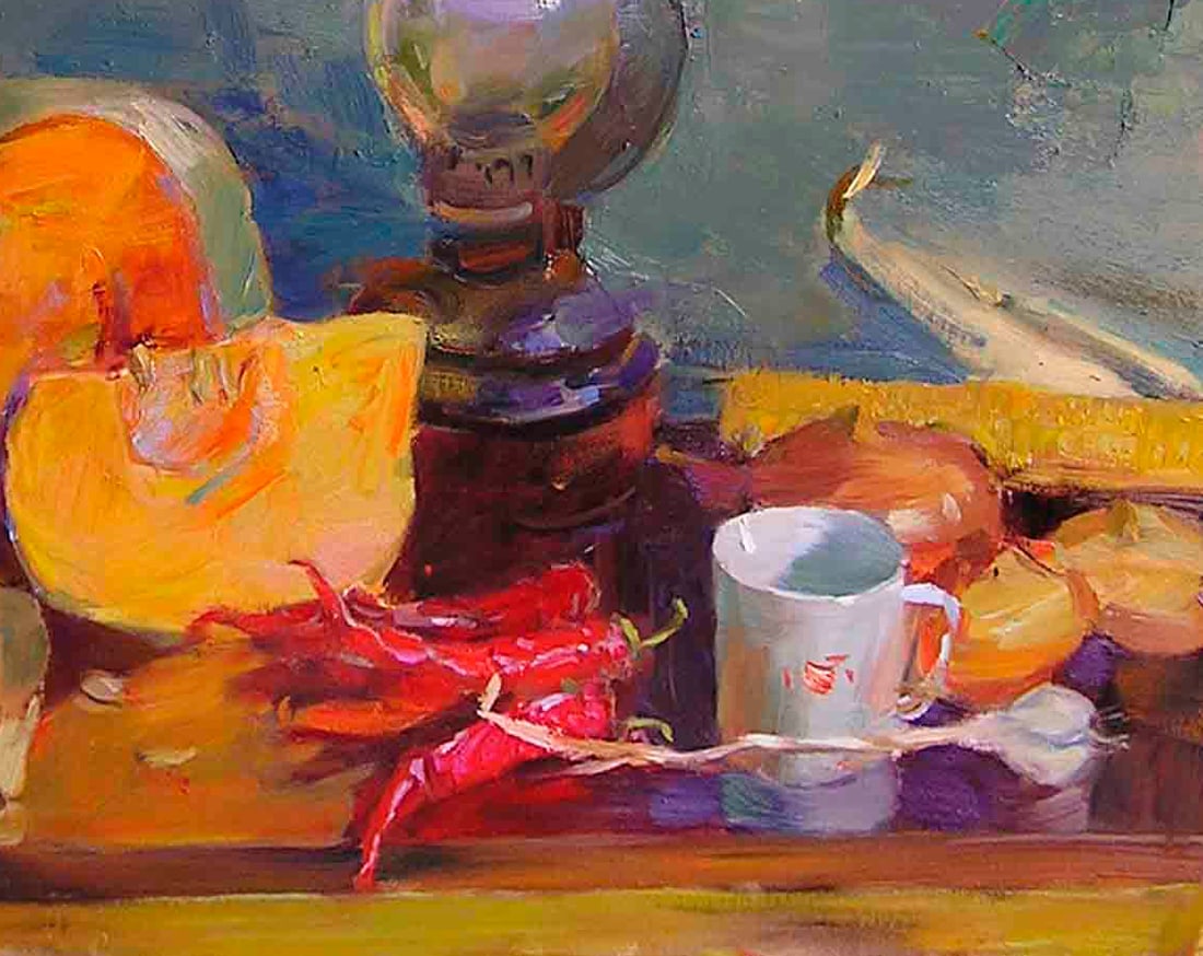Oil painting Pumpkin Serg Kovalenko - 7
