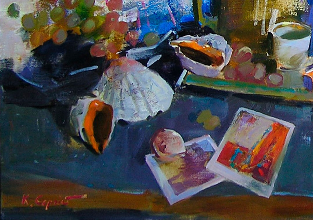 Oil painting Still life with seashells Serg Kovalenko - 5