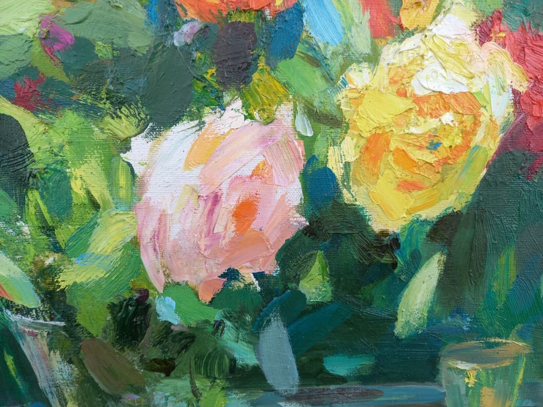 Oil painting Southern roses Alex Ditriev - 9