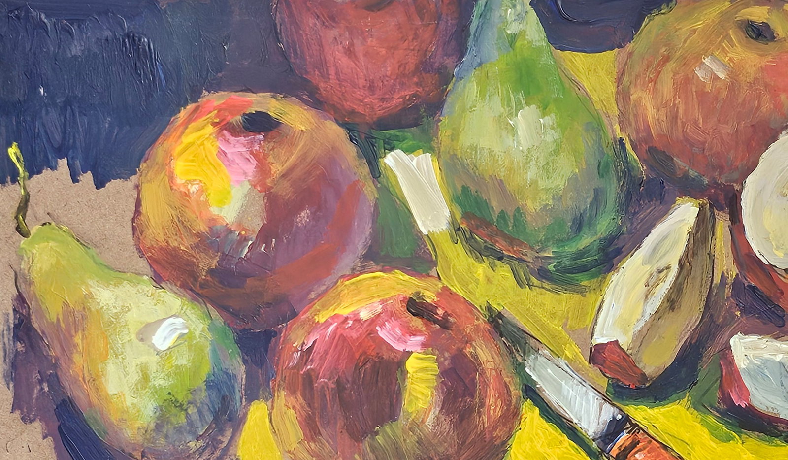 Acrylic painting fruit still life Vyacheslav Petrovich Babac - 3