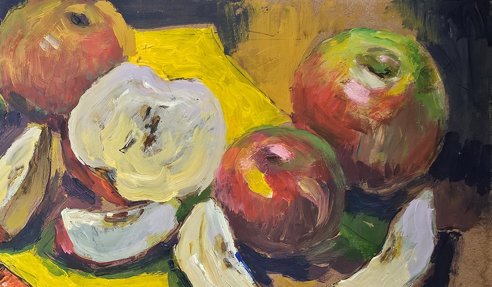 Acrylic painting fruit still life Vyacheslav Petrovich Babac - 4