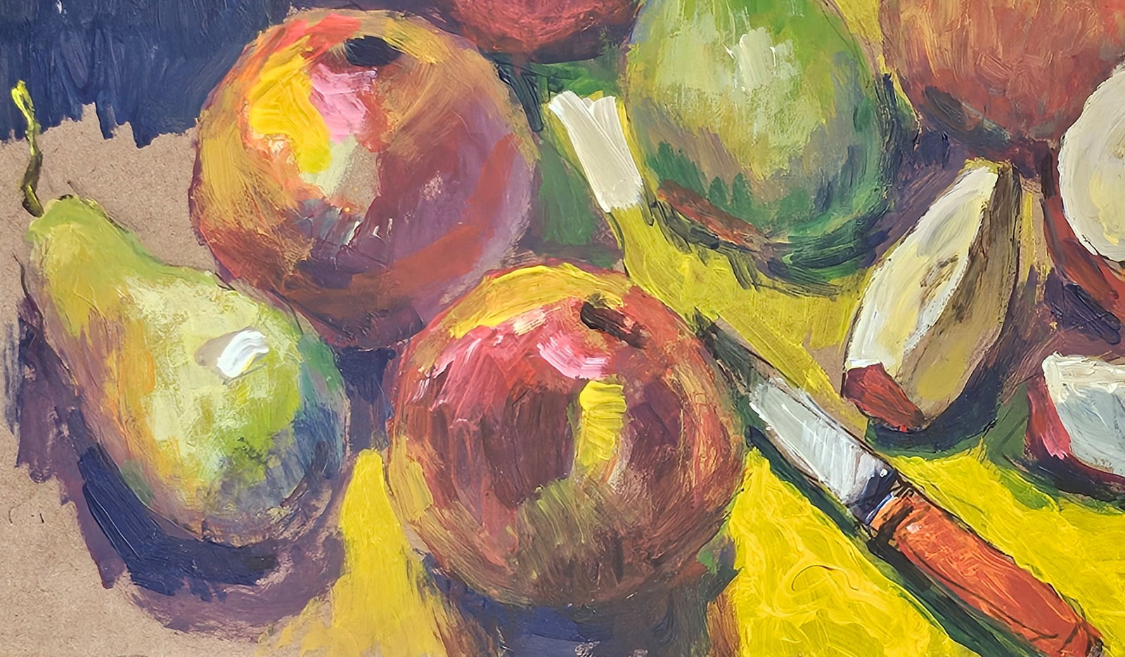 Acrylic painting fruit still life Vyacheslav Petrovich Babac - 5