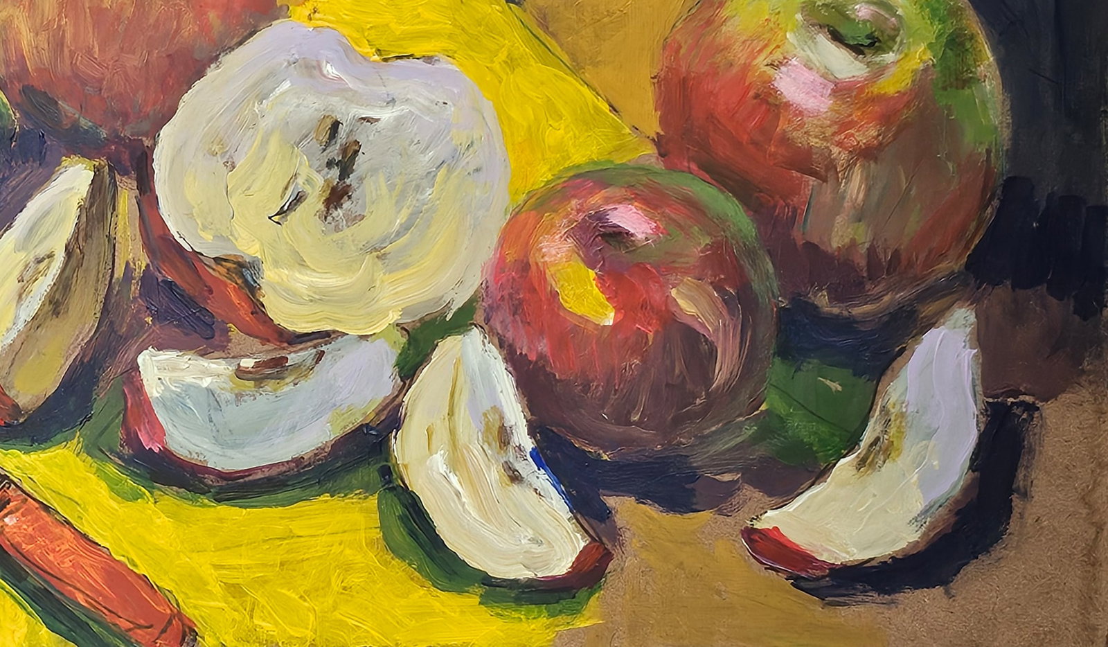 Acrylic painting fruit still life Vyacheslav Petrovich Babac - 6
