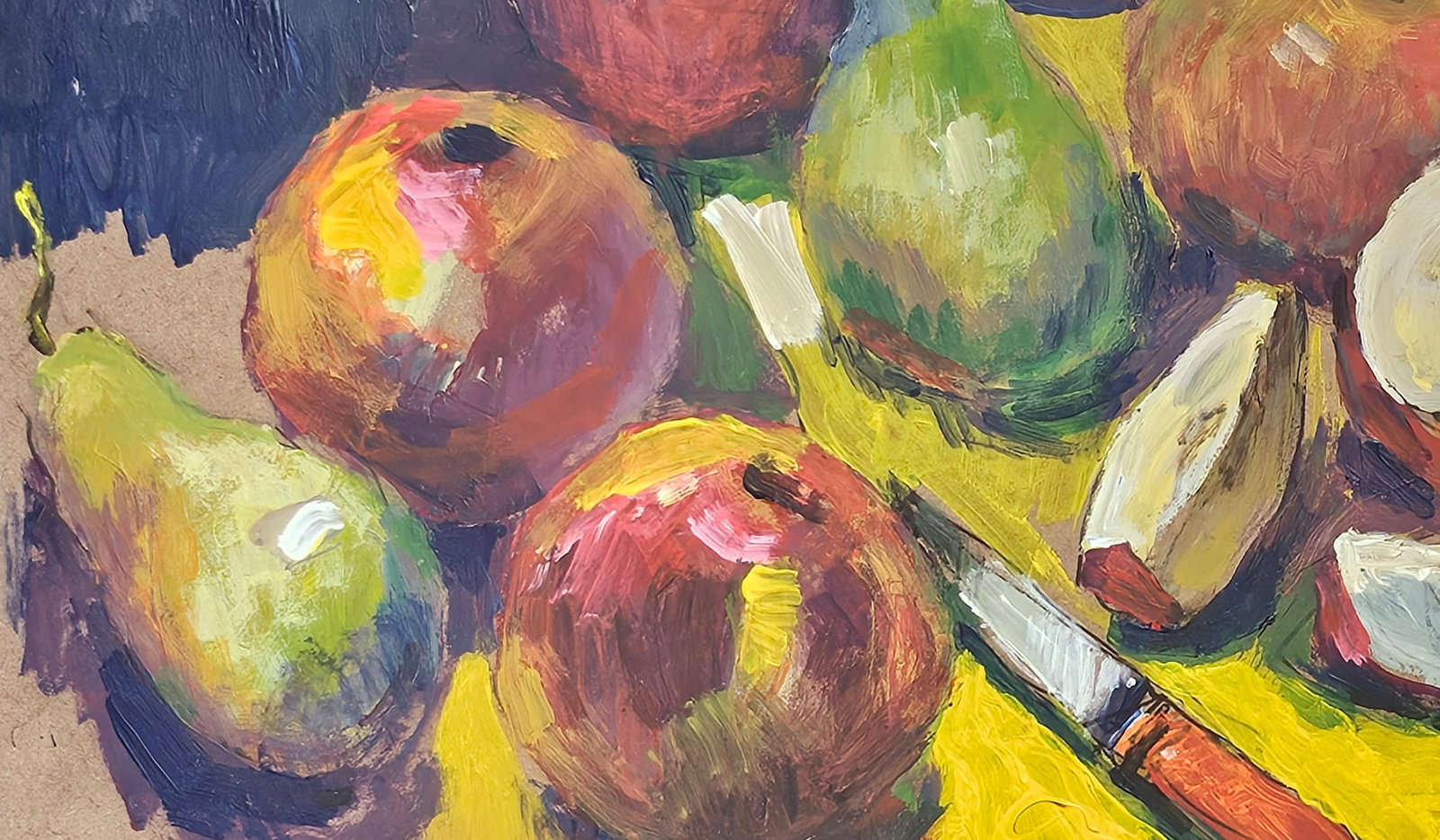 Acrylic painting fruit still life Vyacheslav Petrovich Babac - 8