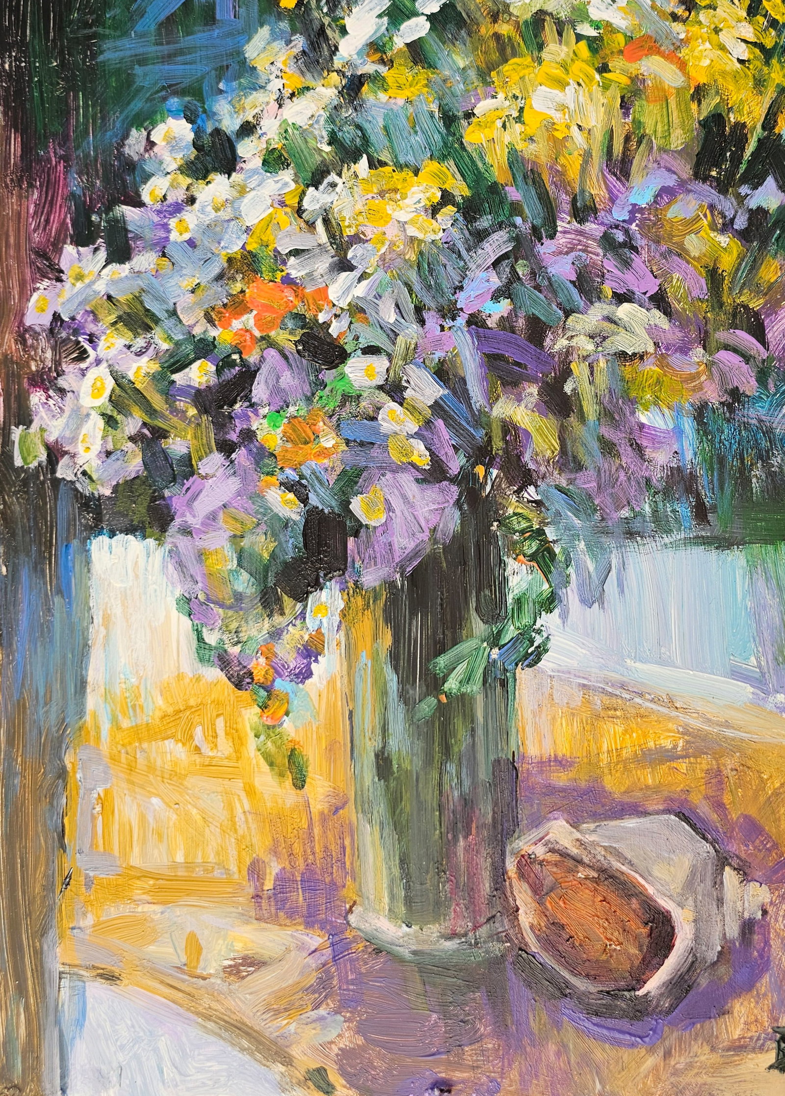 Acrylic painting still life with a shell Vyacheslav Petrovich Babac - 5