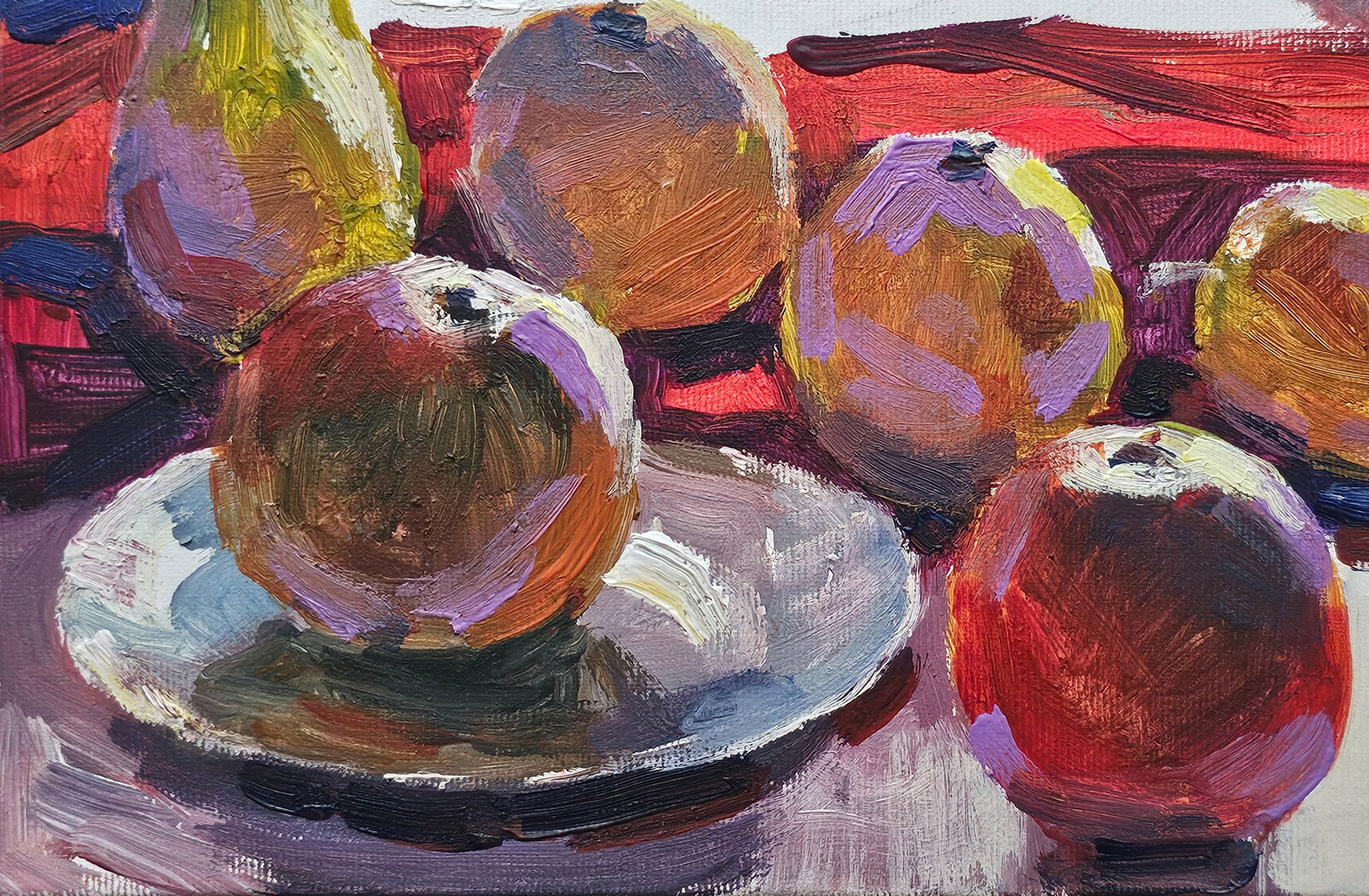 Acrylic painting still life with fruit Vyacheslav Petrovich Babac - 5