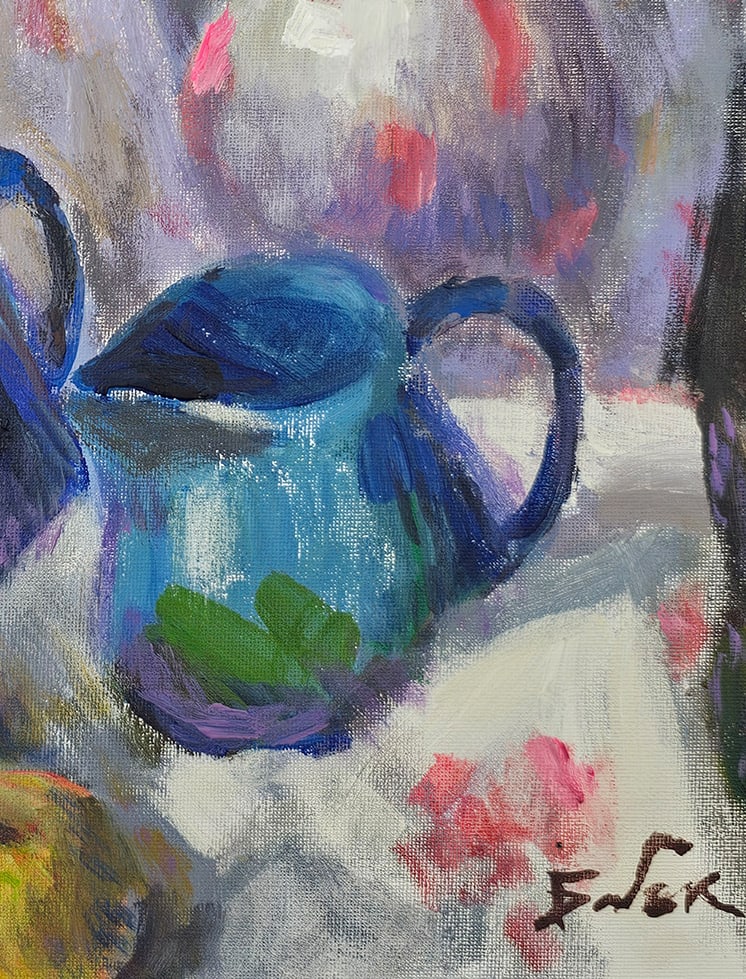 Acrylic still life vases Vyacheslav Petrovich Babac - 7