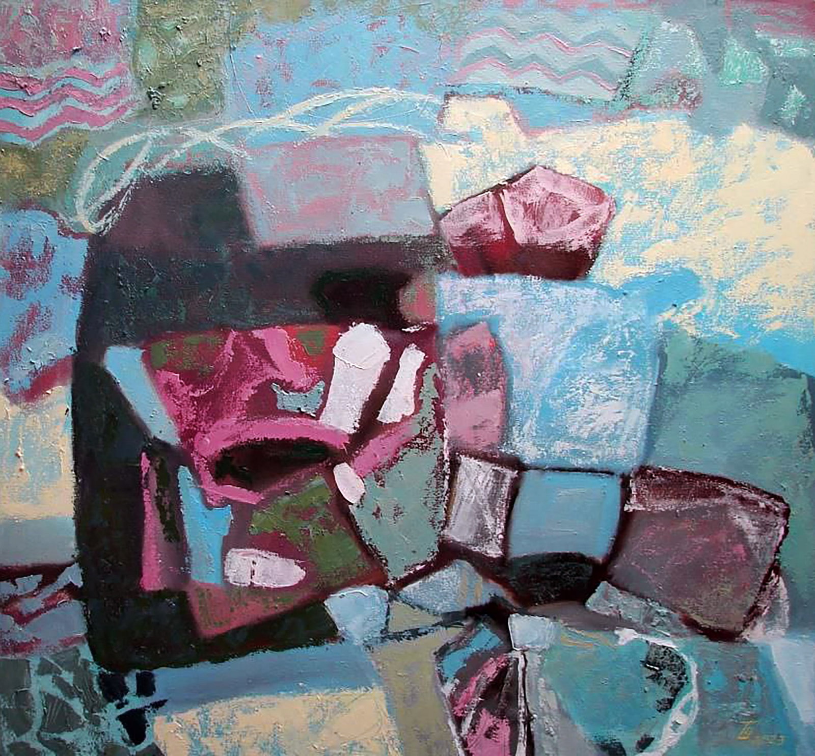 Oil painting Tender sea Tatyana Shulyak: Title: Oil painting Tender sea Tatyana Shulyak Description: 24SHUL Painter: Tatyana Shulyak Size: 72x78 cm/28.34x30.70 inches Components: oil, canvas Original painting CONDITION: excellent ARTIST: Tat