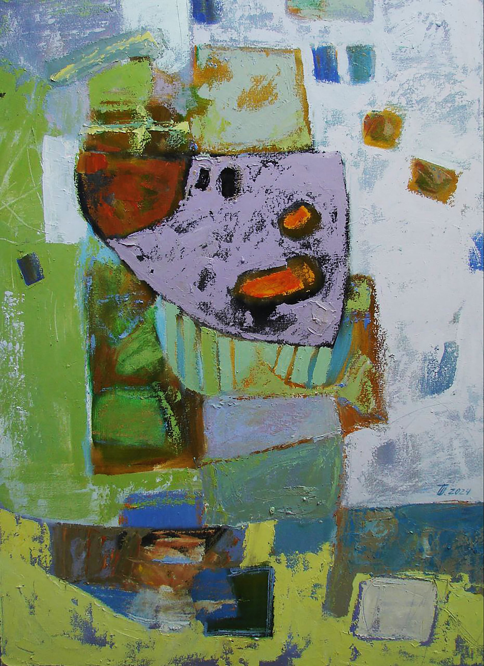 Oil painting Gentle letters Tatyana Shulyak: Title: Oil painting Gentle letters Tatyana Shulyak Description: 50SHUL Painter: Tatyana Shulyak Size: 75x55 cm/29.52x21.65 inches Components: oil, canvas Original painting CONDITION: excellent ARTIST: