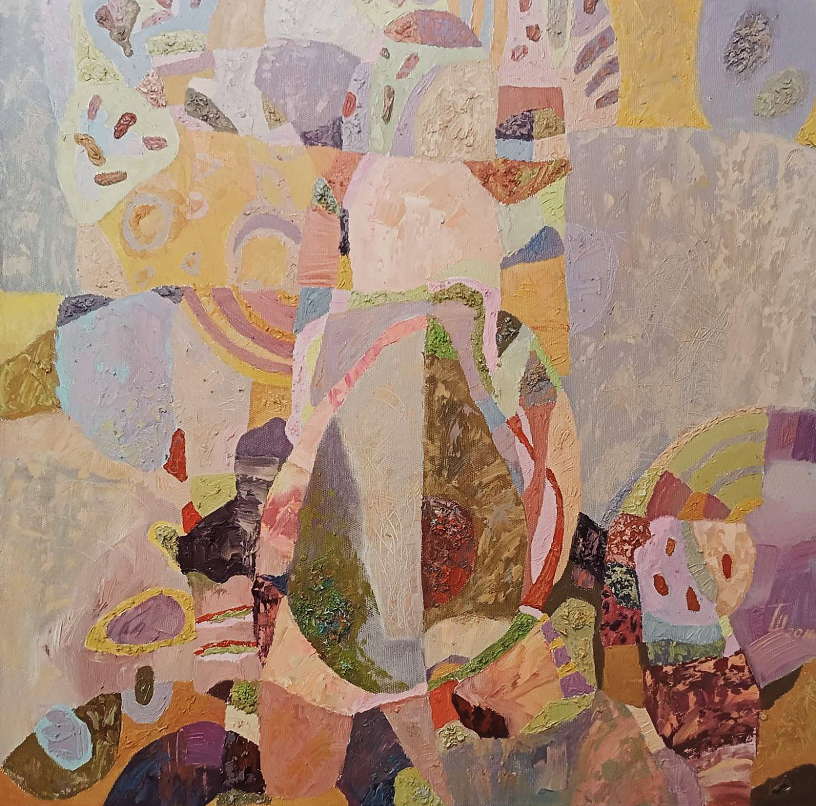 Oil painting Turkish Delight Tatyana Shulyak: Title: Oil painting Turkish Delight Tatyana Shulyak Description: 52SHUL Painter: Tatyana Shulyak Size: 72x72 cm/29.52x21.65 inches Components: oil, canvas Original painting CONDITION: excellent ARTIST