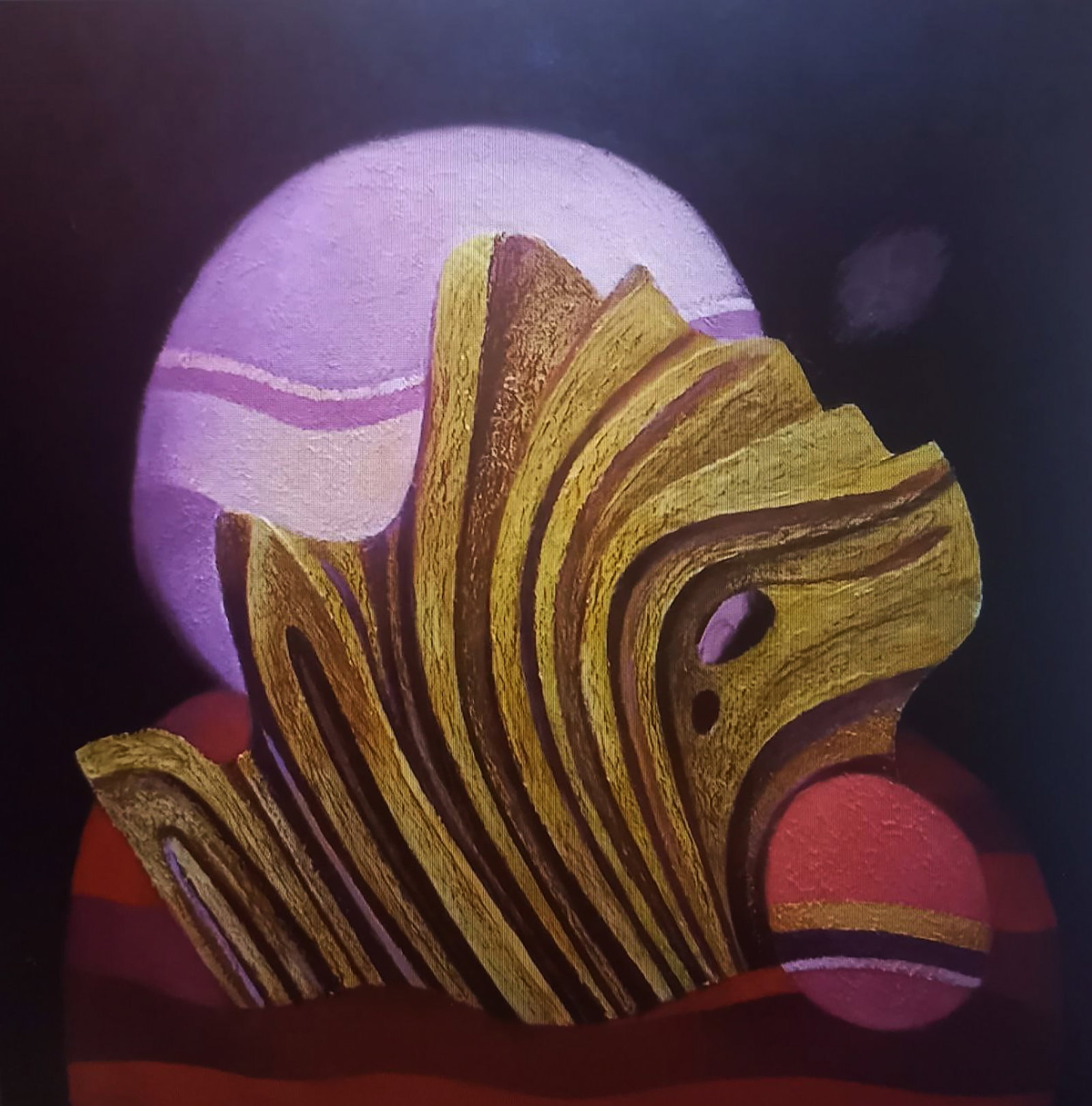 Oil painting Element Alexander Strashevich: Title: Oil painting Element Alexander Strashevich Description: 82STRASH Painter: Alexander Strashevich Size: 60x60 cm/23.62x23.62 inches Components: oil, cardboard Original painting CONDITION: