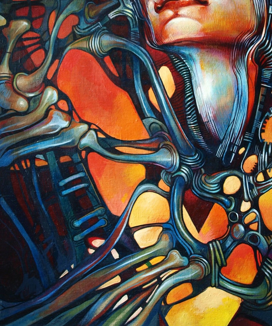 Oil painting Shiva Konsta G. Amelinn - 4
