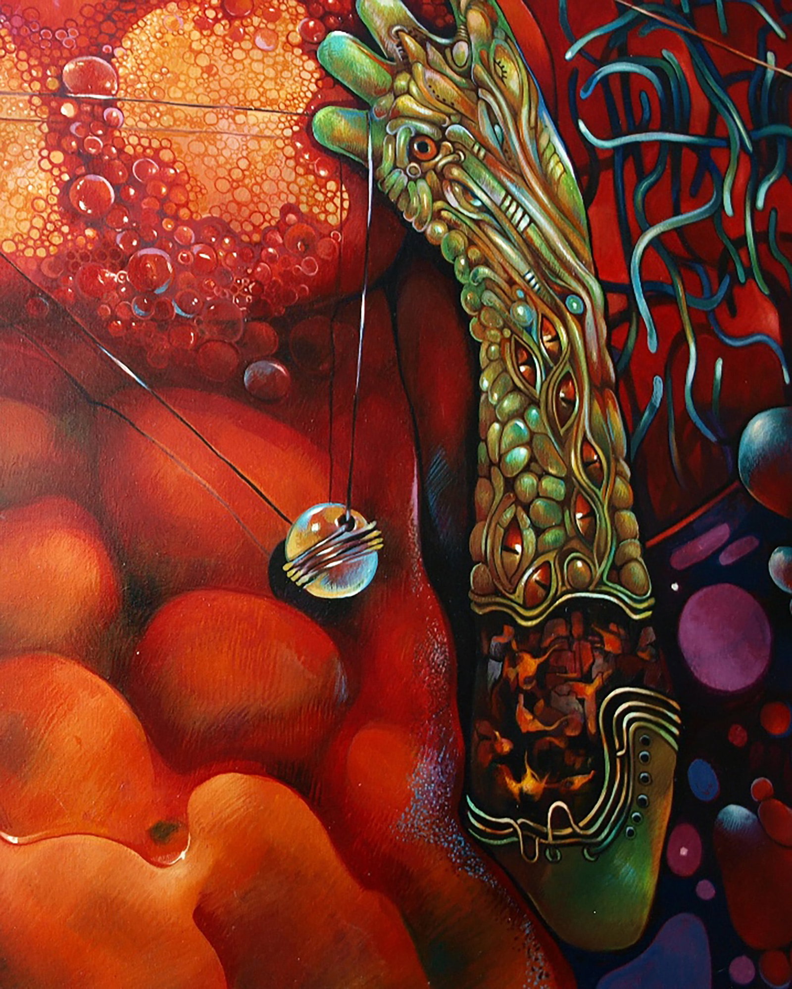 Oil painting Agnihotra Konsta G. Amelinn - 6
