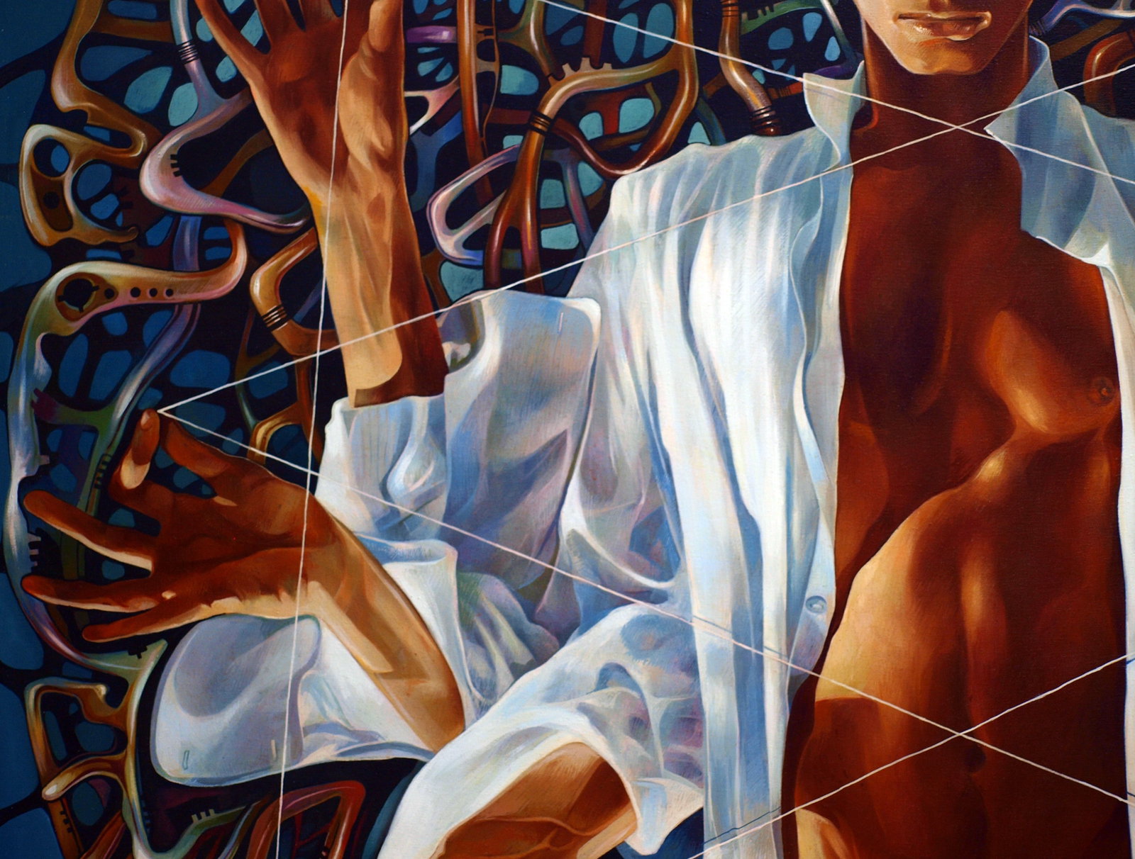 Oil painting Banyan Konsta G. Amelinn - 2