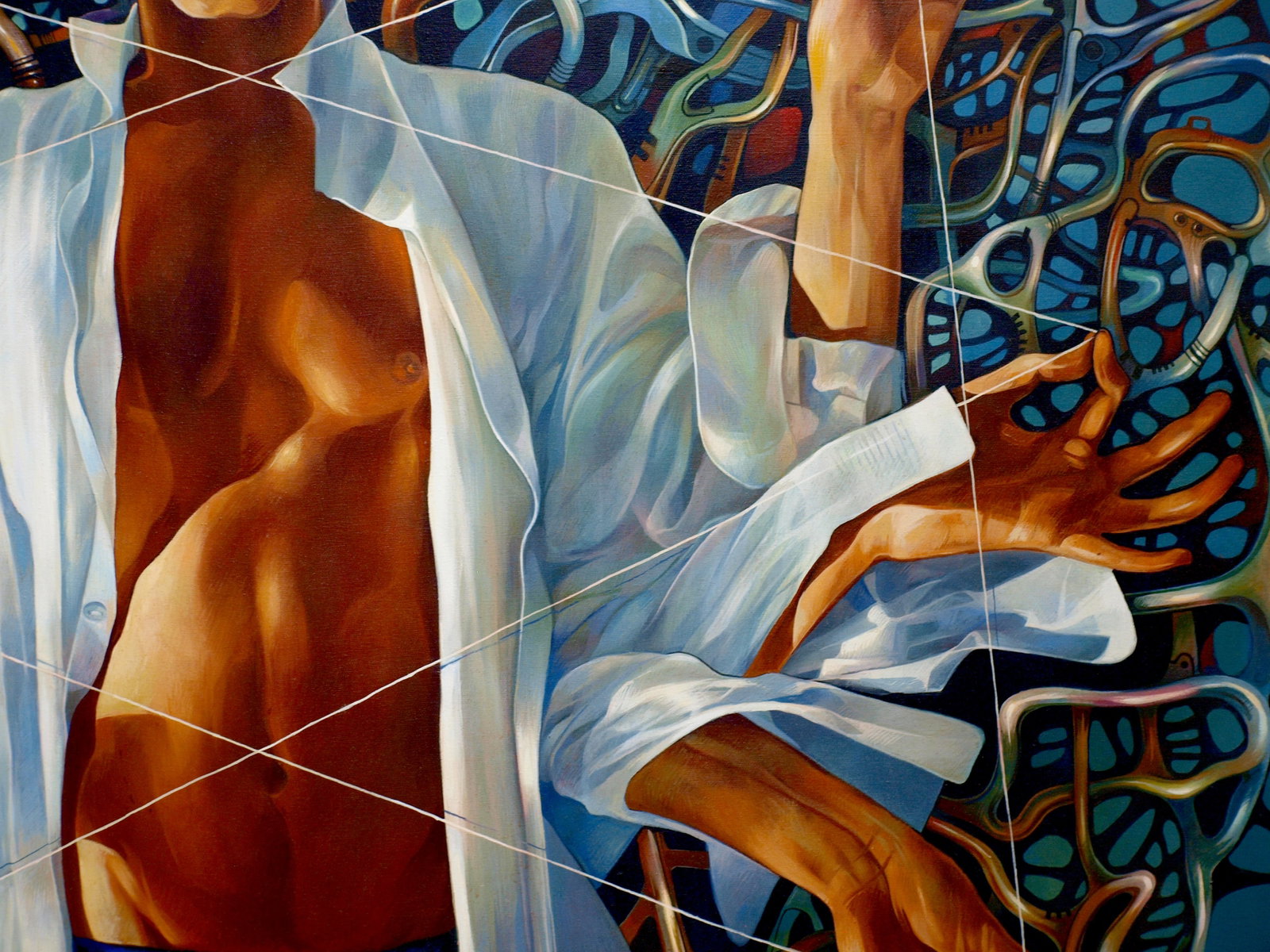 Oil painting Banyan Konsta G. Amelinn - 6