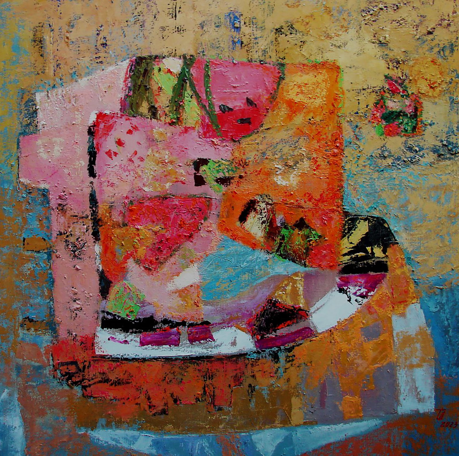 Oil painting Barbie Dreams Tatyana Shulyak: Title: Oil painting Barbie Dreams Tatyana Shulyak Description: 76SHUL Painter: Tatyana Shulyak Size: 65x65 cm/25.59x25.59 inches Components: oil, canvas Original painting CONDITION: excellent ARTIST: