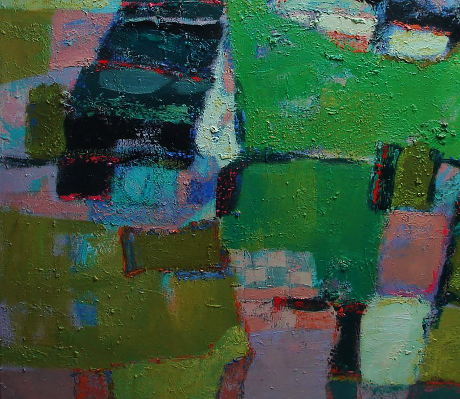 Oil painting Village in the mountains Tatyana Shulyak - 4