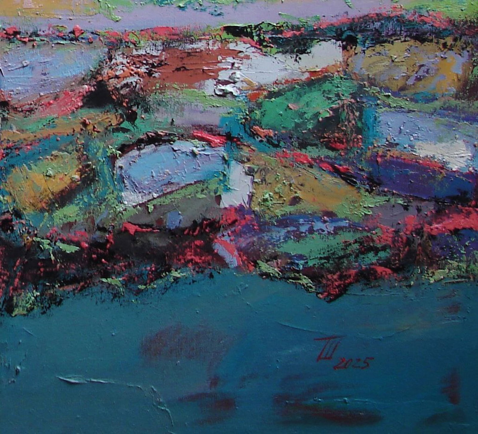 Oil painting When day and night meet in quiet grace Tetyana Shulyak - 2