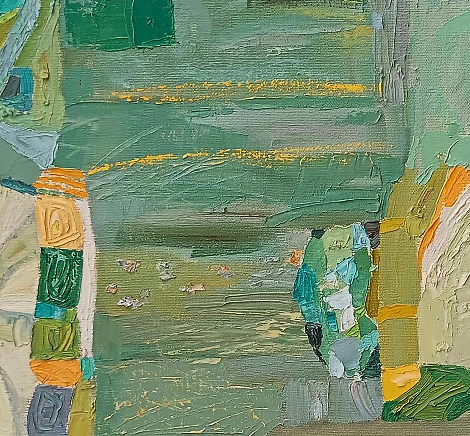 Oil painting Harmony of green Tatyana Shulyak - 6