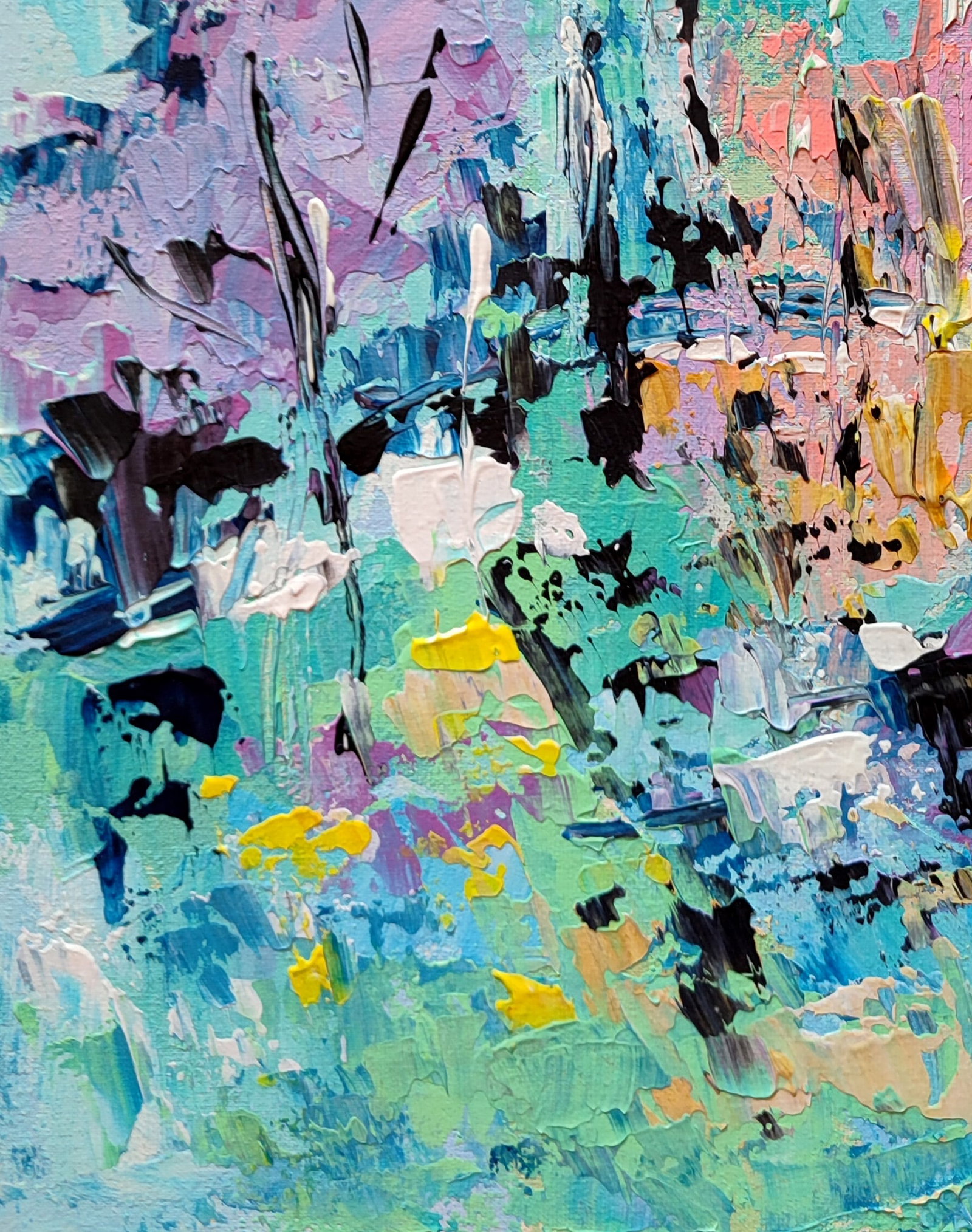 Acrylic painting Birch Olena Kirik - 4
