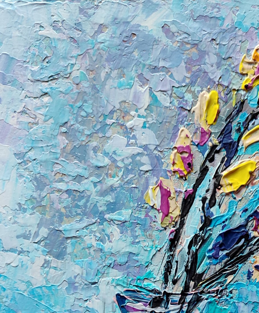 Acrylic painting Palm Sunday Olena Kirik - 2