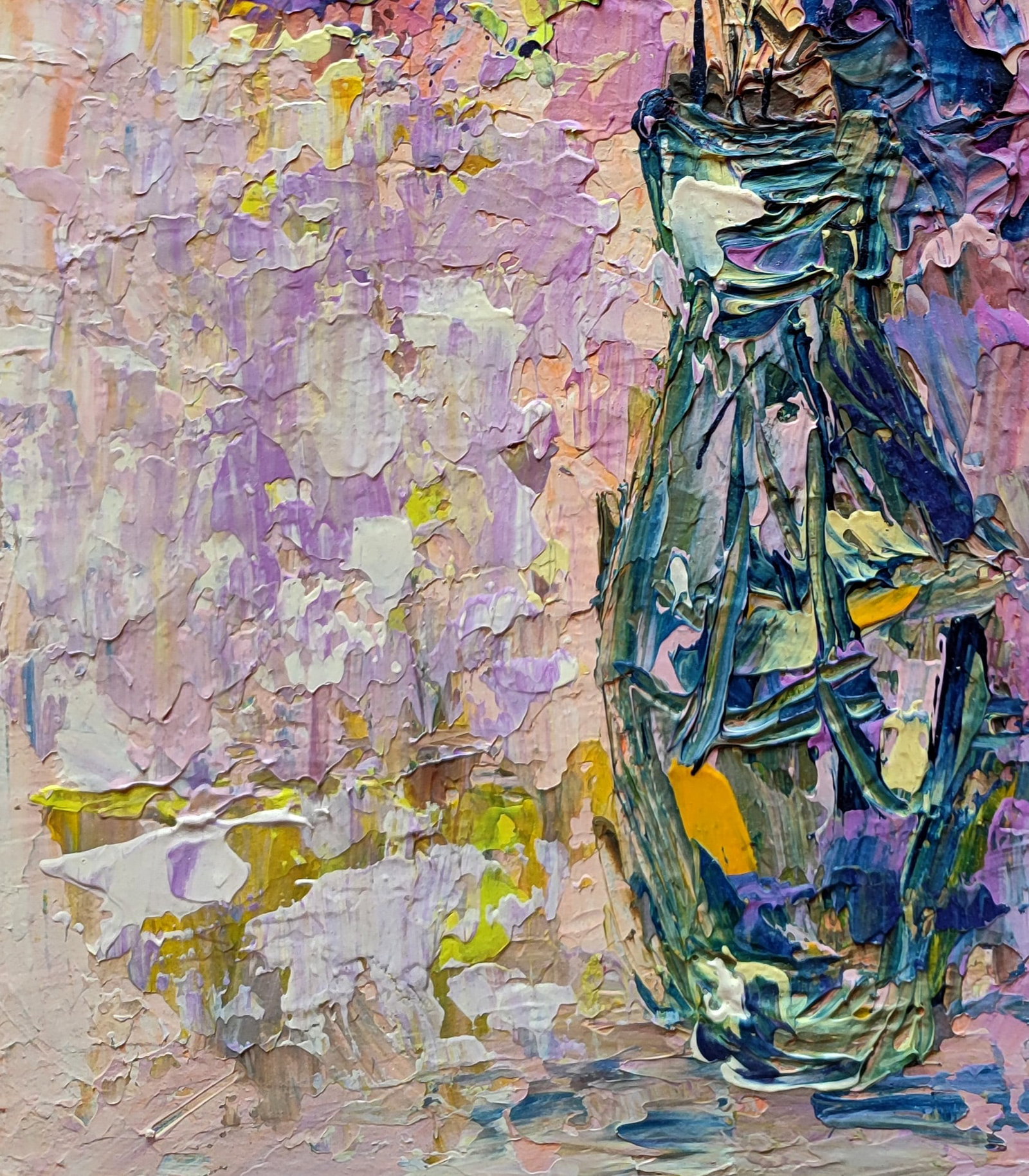 Acrylic painting Spring mood Olena Kirik - 4