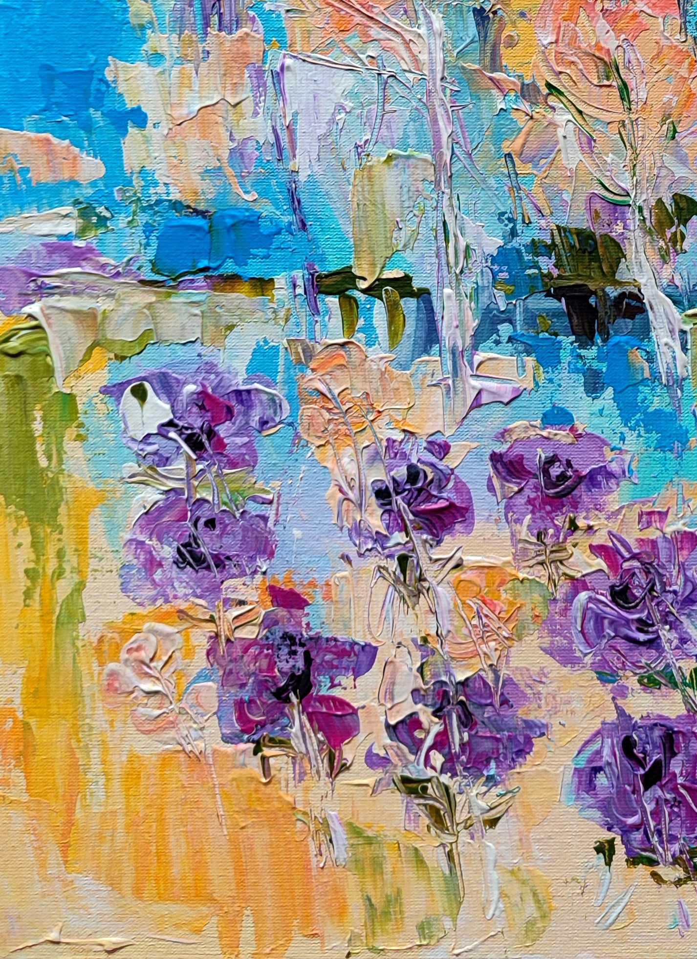 Acrylic painting Spring Olena Kirik - 4