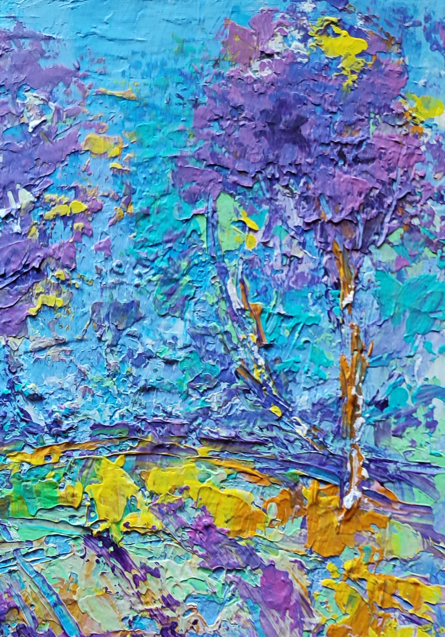 Acrylic painting Moving in circles Olena Kirik - 3