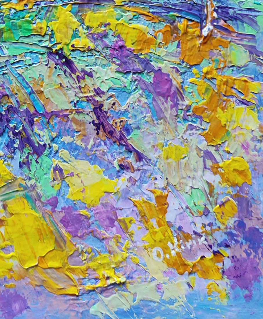 Acrylic painting Moving in circles Olena Kirik - 5