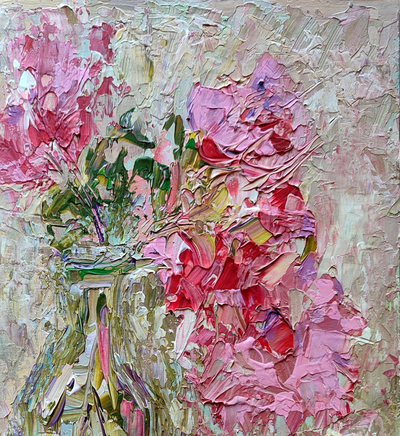 Acrylic painting Tenderness Olena Kirik - 3