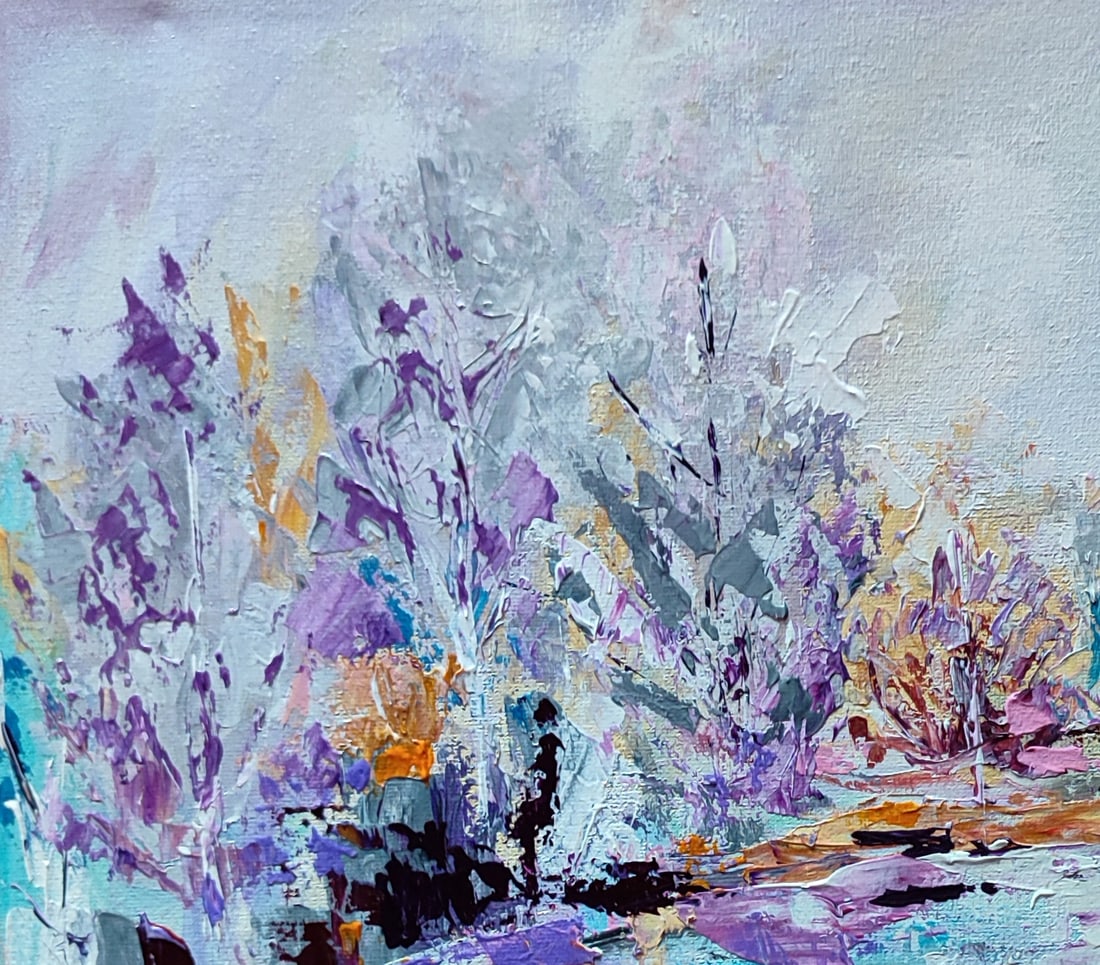 Acrylic painting Low whisper Olena Kirik - 2