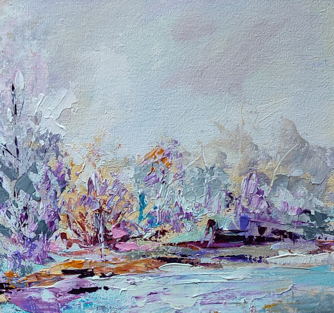 Acrylic painting Low whisper Olena Kirik - 3