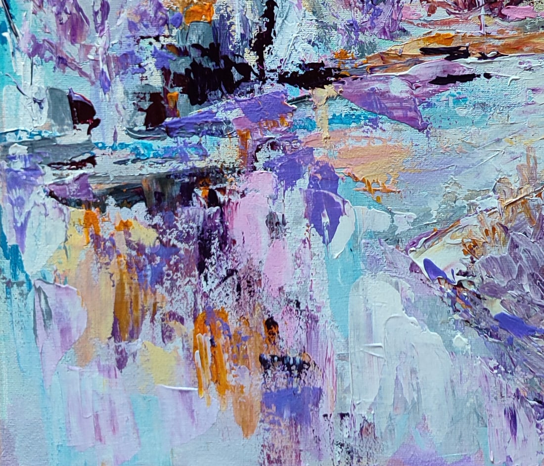 Acrylic painting Low whisper Olena Kirik - 4