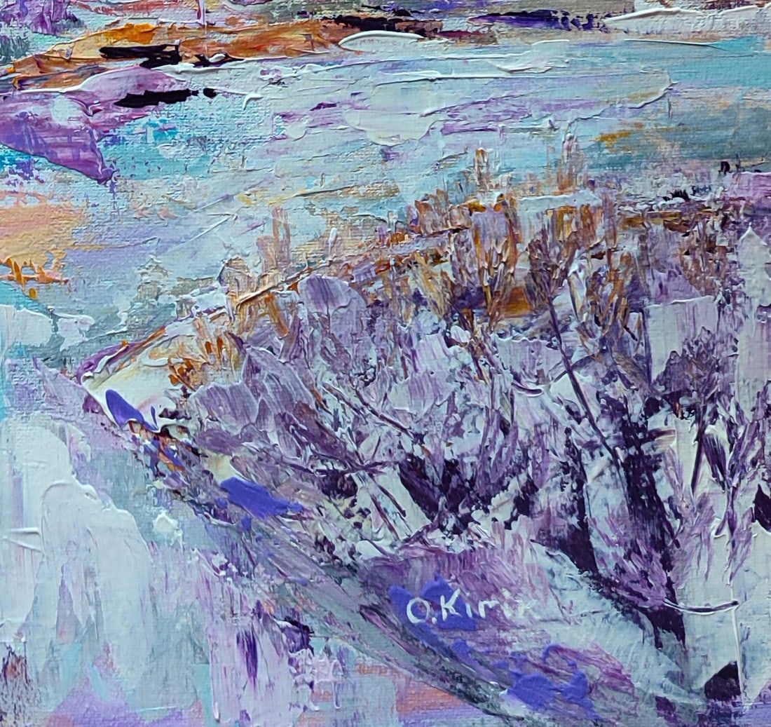 Acrylic painting Low whisper Olena Kirik - 5