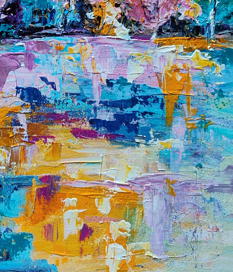 Acrylic painting Silence Olena Kirik - 5